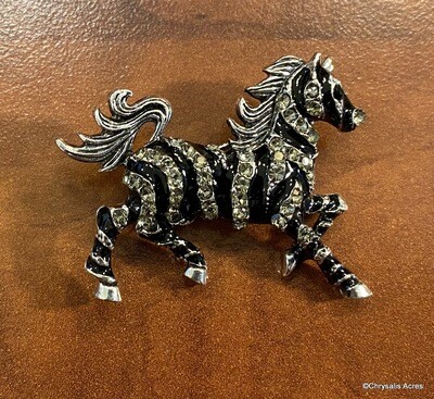 Zebra Brooch Pin