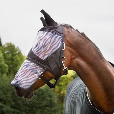 Zebra Fly Mask
