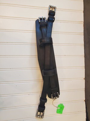 Black Leather Girth - Mini A size