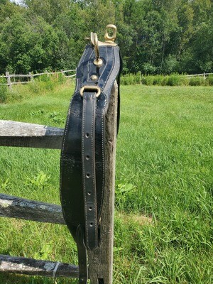 Leather Saddle w/Patent - Horse