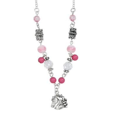 Beads  and Horsehead Necklace
