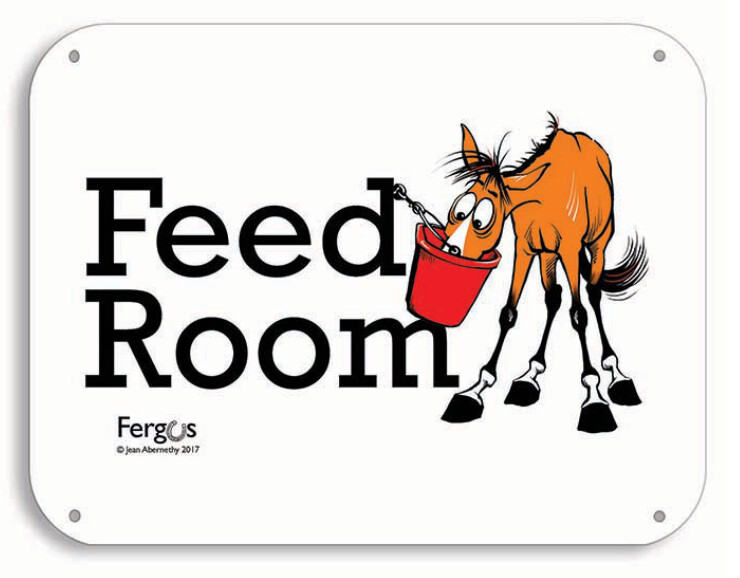 Fergus Barn Sign - Feed Room
