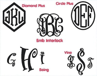 Monogram for Driving Aprons