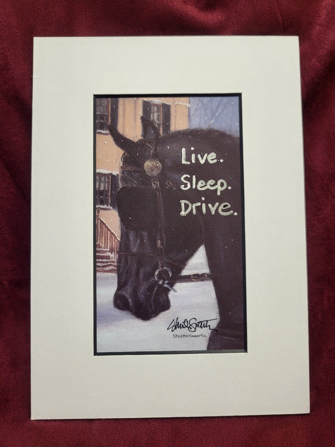 Live, Sleep, Drive Print