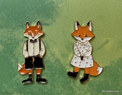 Mr. & Mrs. Fox Pin Set