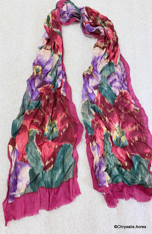 Pre Owned Scarf - Jewel Tones