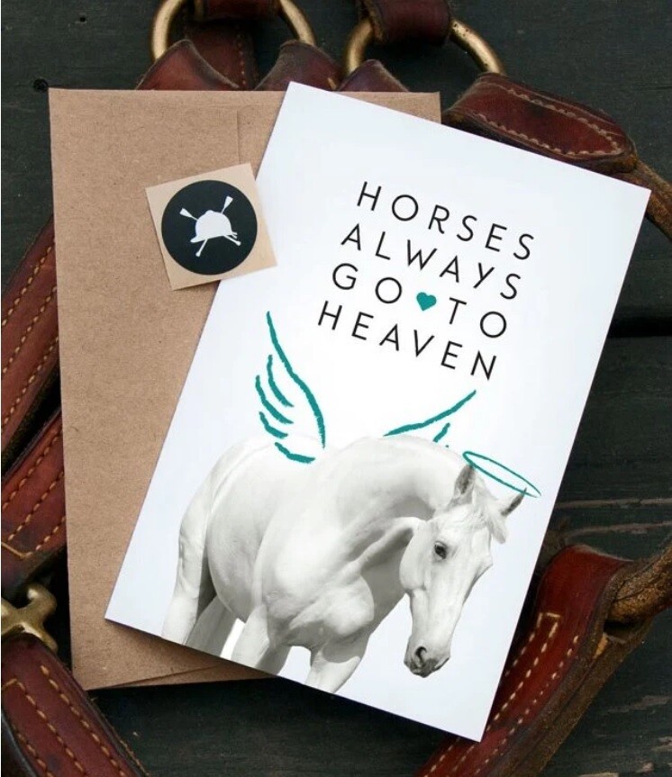 Condolences Equestrian Greeting Card