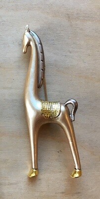 Stylized Horse Brooch Pin