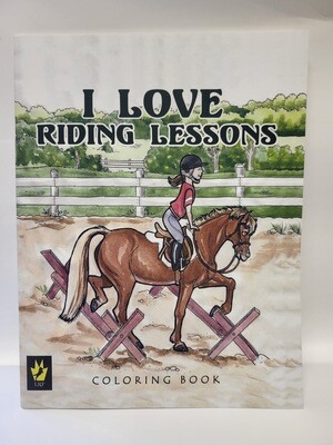 Coloring Book - I Love Riding Lessons