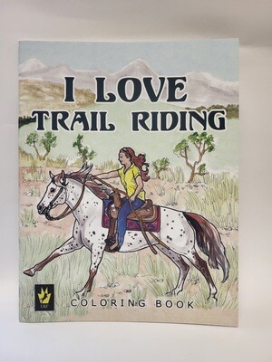 Coloring Book - I Love Trail Riding