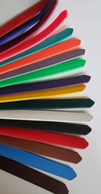 Biothane Lead Line w/Chain - Colors