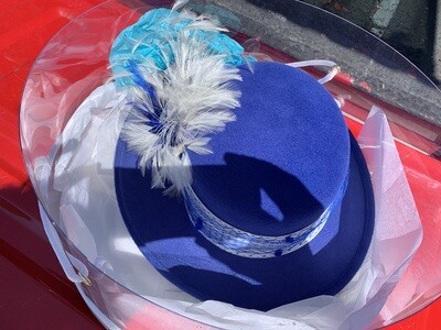 Cobalt Turnout Hat