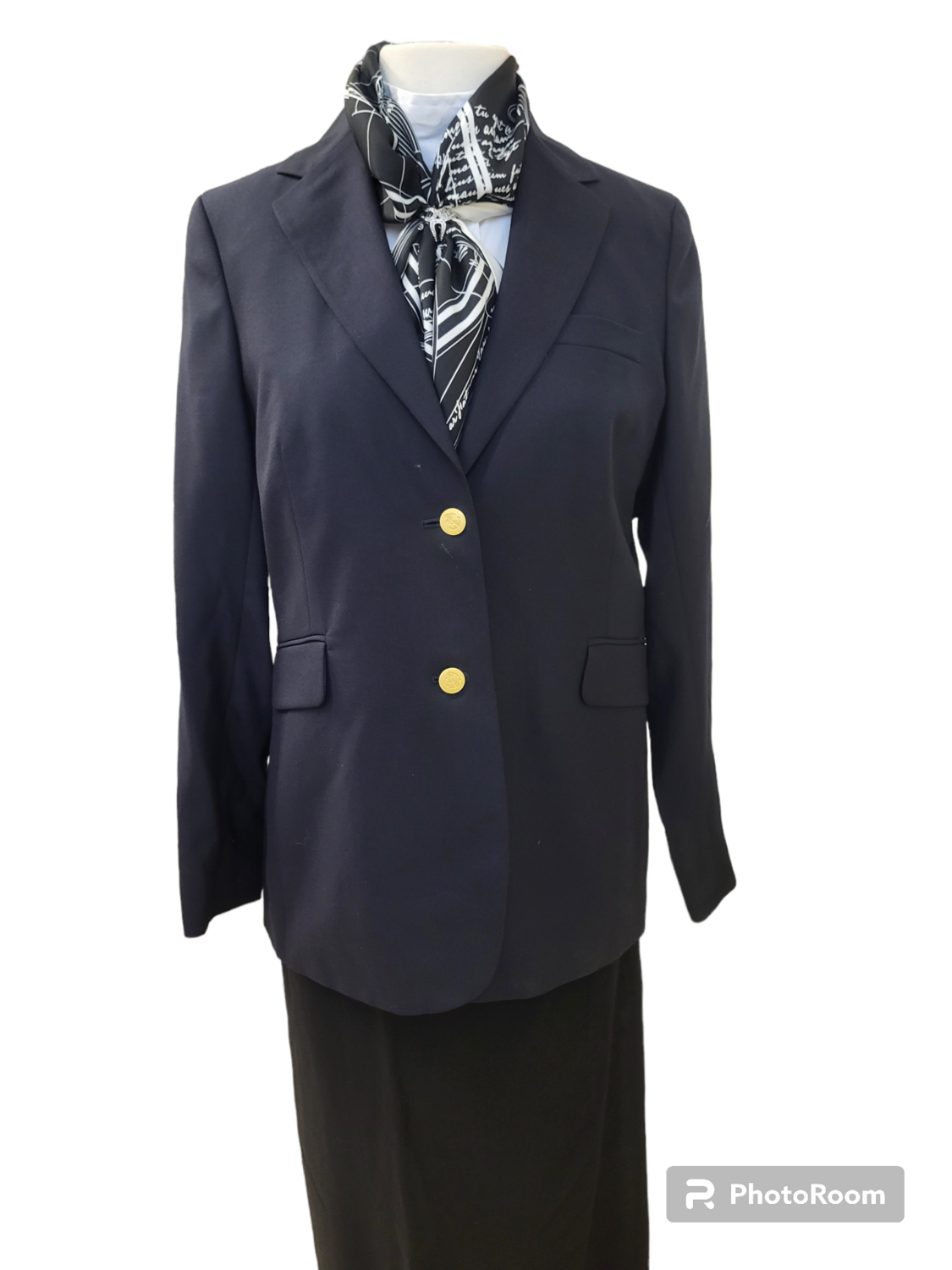 Navy Jacket - Gold Buttons - Sz 14T