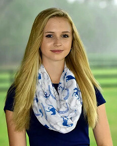 Infinity Scarf - Blue Horses