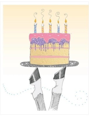 Birthday Card - Cake