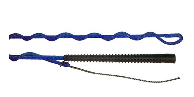 Basic Lunge Whip, Color: Blue