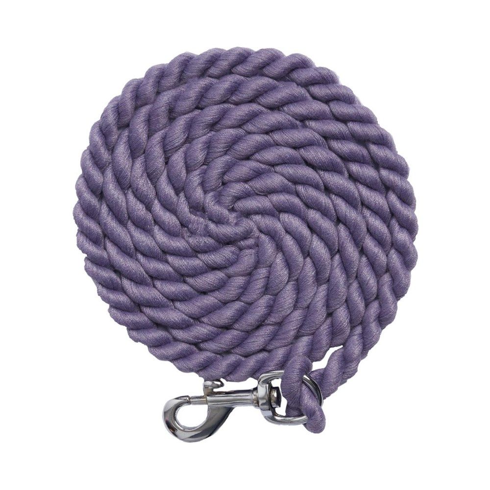 7.5' Rope Lead Line, Color: Dusty Purple