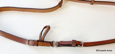 Leather Rein Swivel - Double Buckle