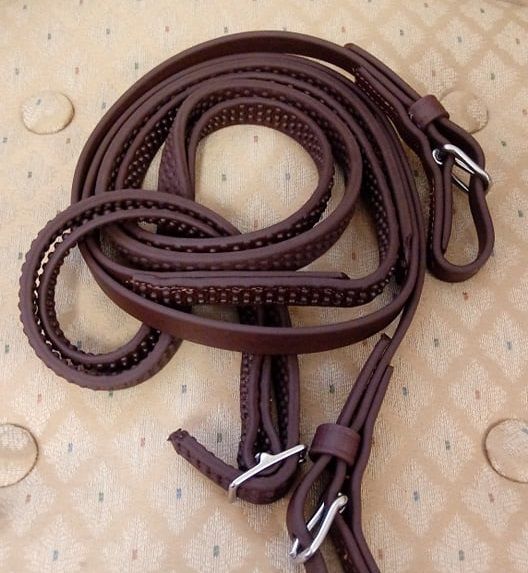 Biothane Riding Reins with Dimple Grip
