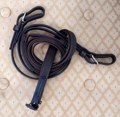 Biothane Riding Reins with Dimple Grip