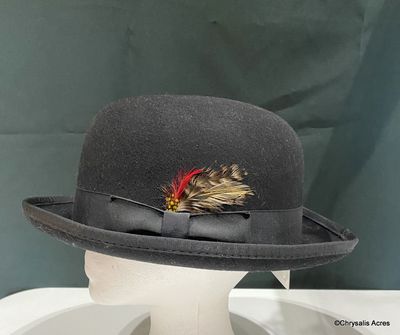 Black Bowler Derby Hat #6
