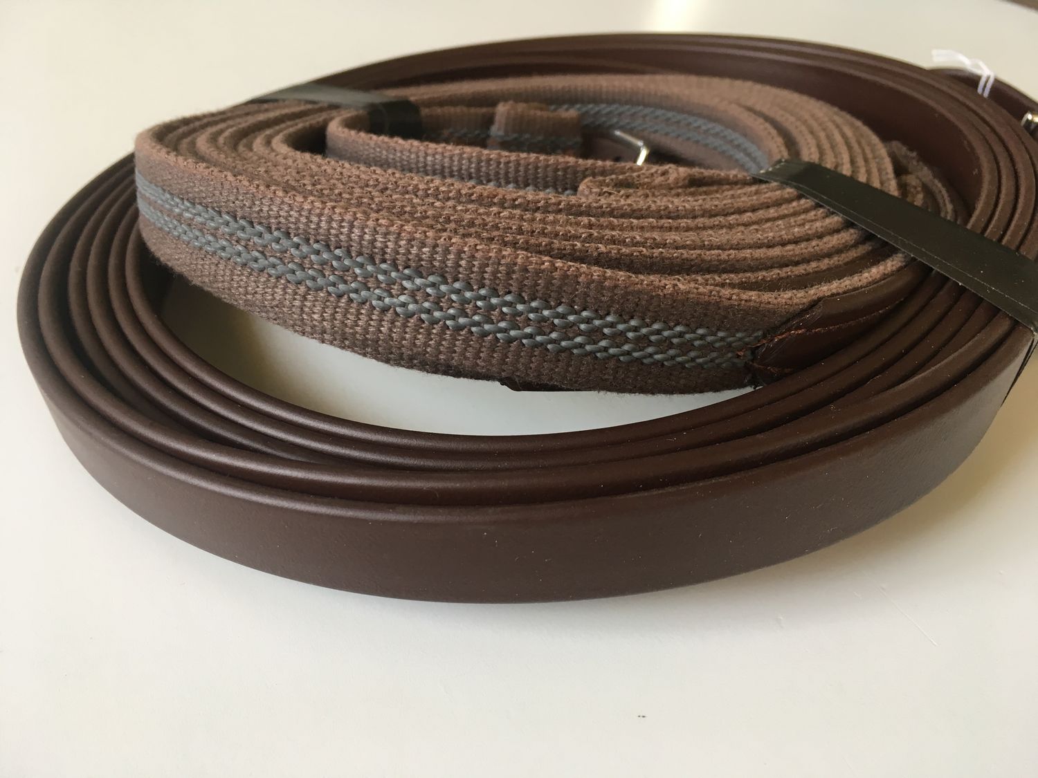 Driving Reins- Bio w/English Web w/grip