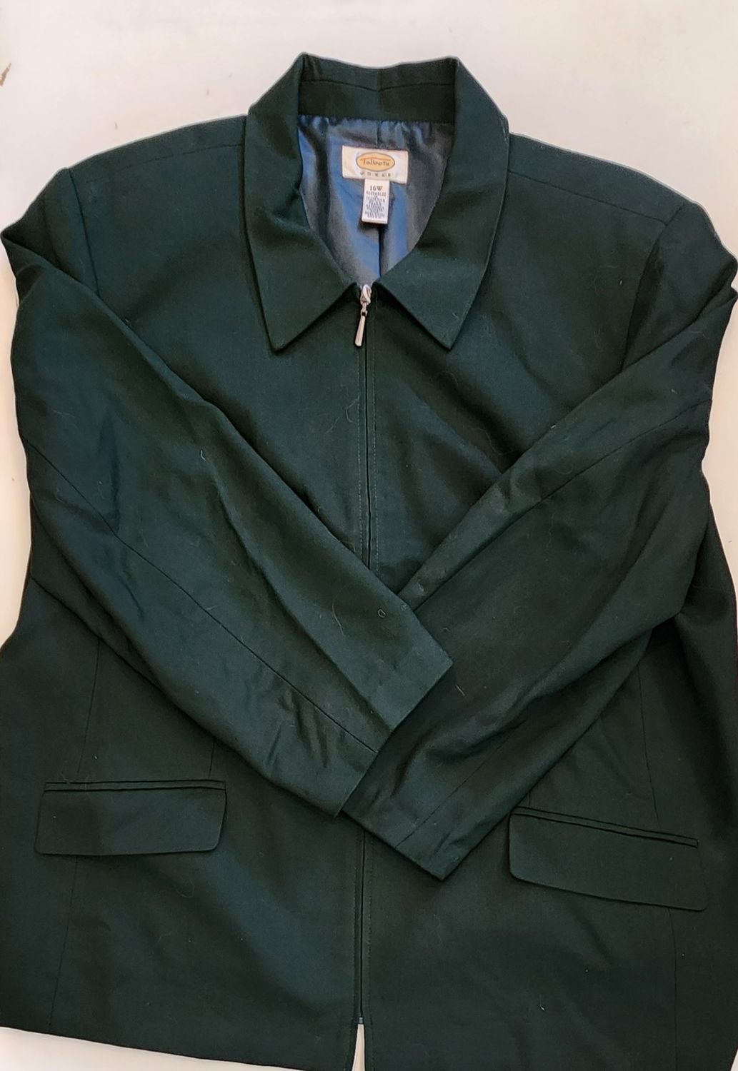 Green Zip Jacket Sz 16