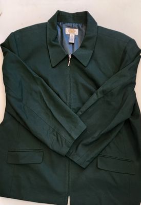 Green Zip Jacket Sz 16