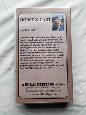 Horse &amp; Cart VHS