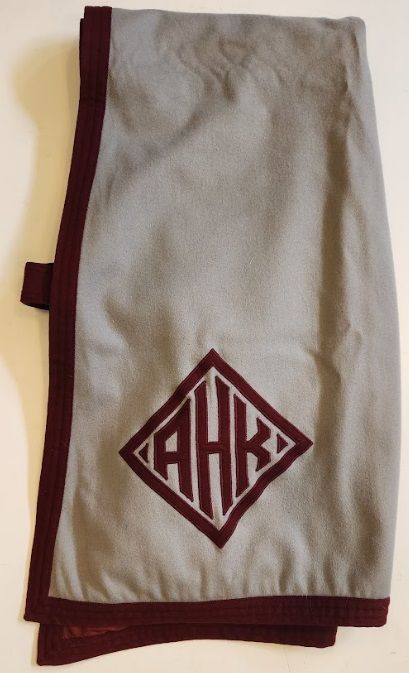 Pre-Owned Driving Apron - Grey/Maroon