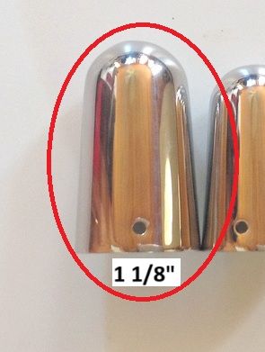 Shaft Tips High Polish 1 1/8"