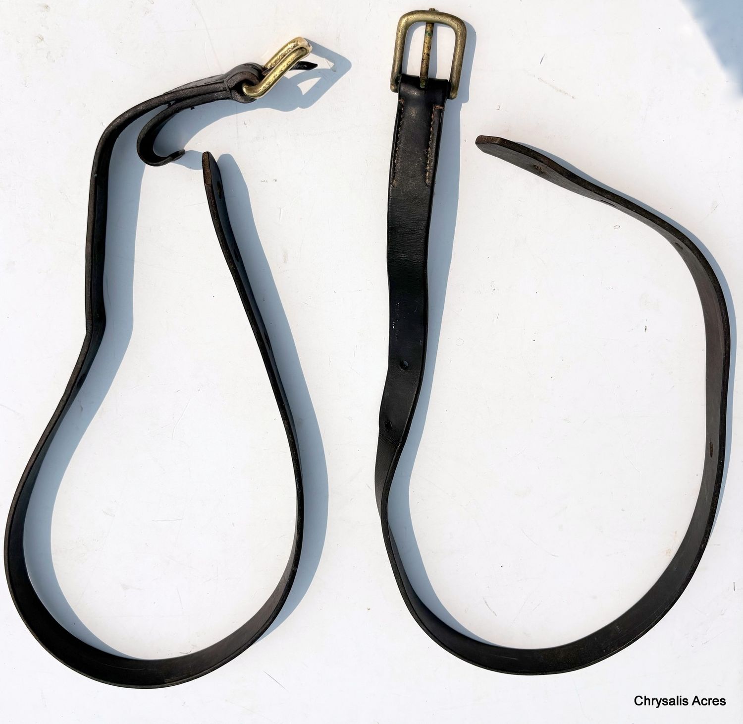 Side Backers Brass 32"