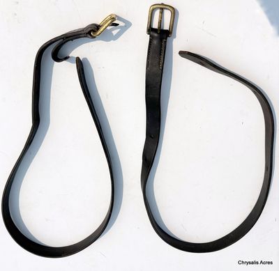 Side Backers Brass 32"