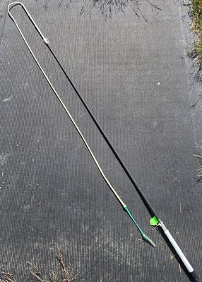 Black and White Lunge Whip 67"