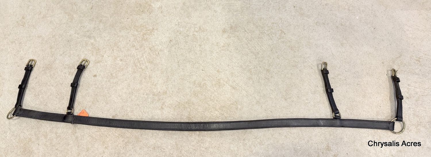 Breeching Black/Brass 47" Cob