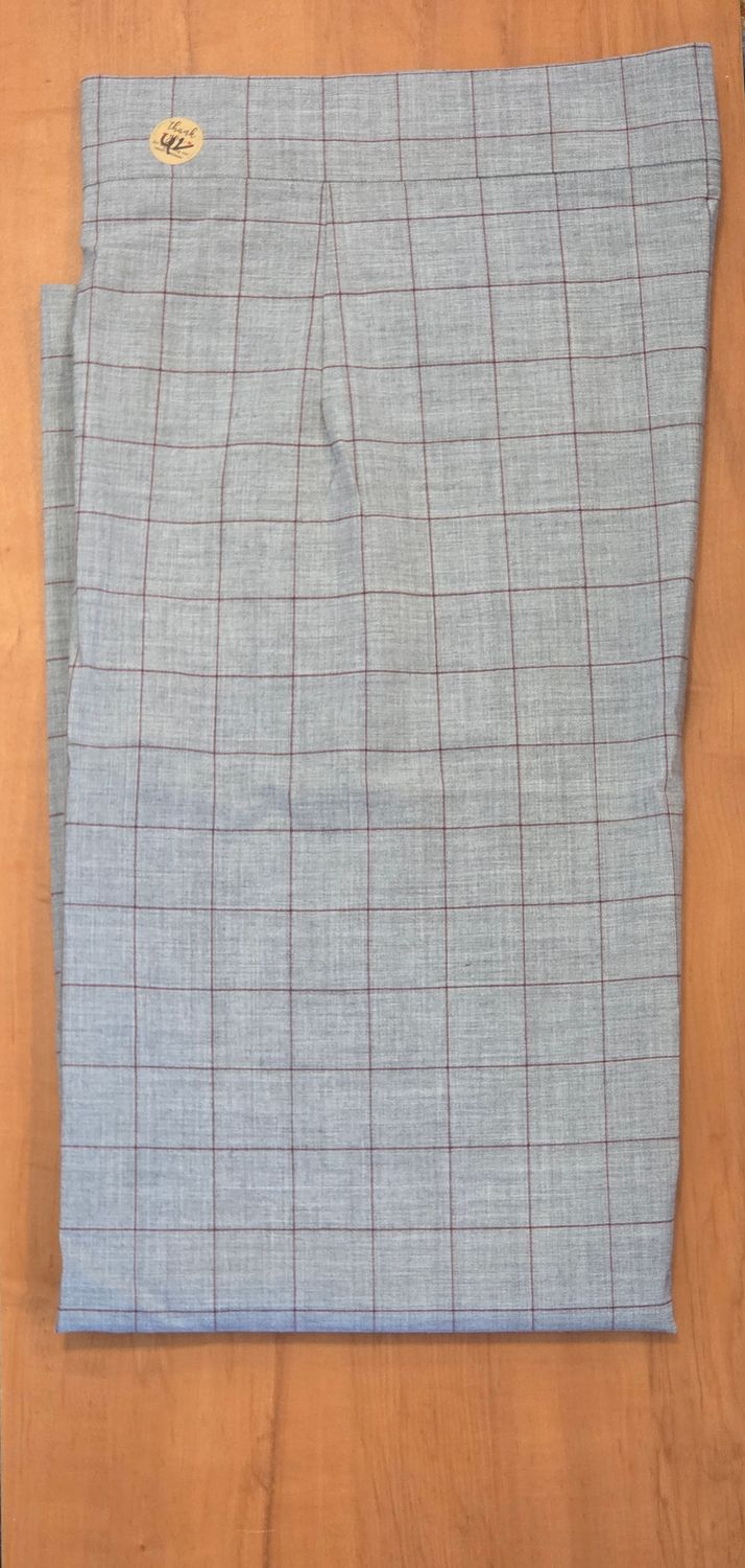 Aldercroft Apron Grey/Maroon