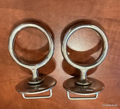 Large Bridle Ring Rosettes