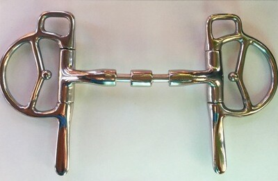 Half Cheek Bit - Double Jointed Roller
