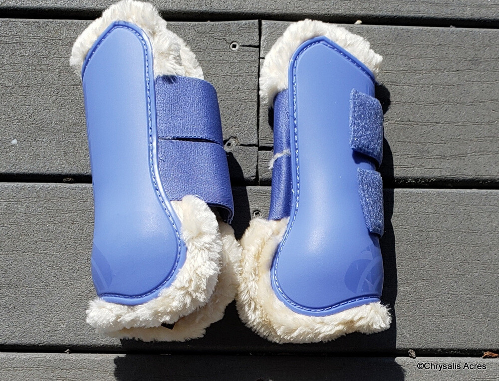 Tendon Boots - Pile Lined, Size: Pony, Color: Light Blue