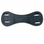 Flash Adapter for Noseband, Material: Black Synthetic Leather