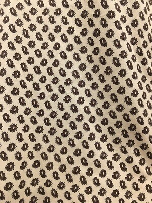 Blouse - Cream and brown - Size 8