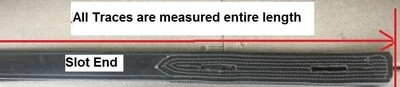 Biothane Slot End Traces 1.25" Wide