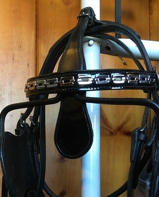 Embellished Leather Browband