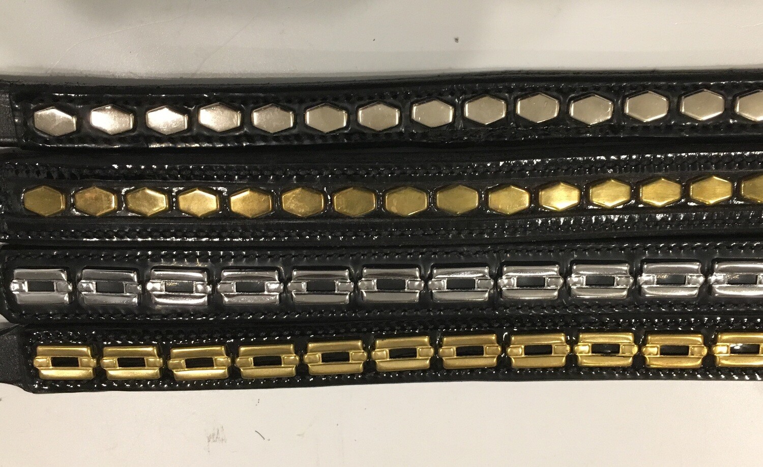 Embellished Leather Browband