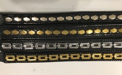 Embellished Leather Browband