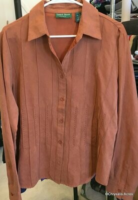Blouse - Copper Brown Size XL