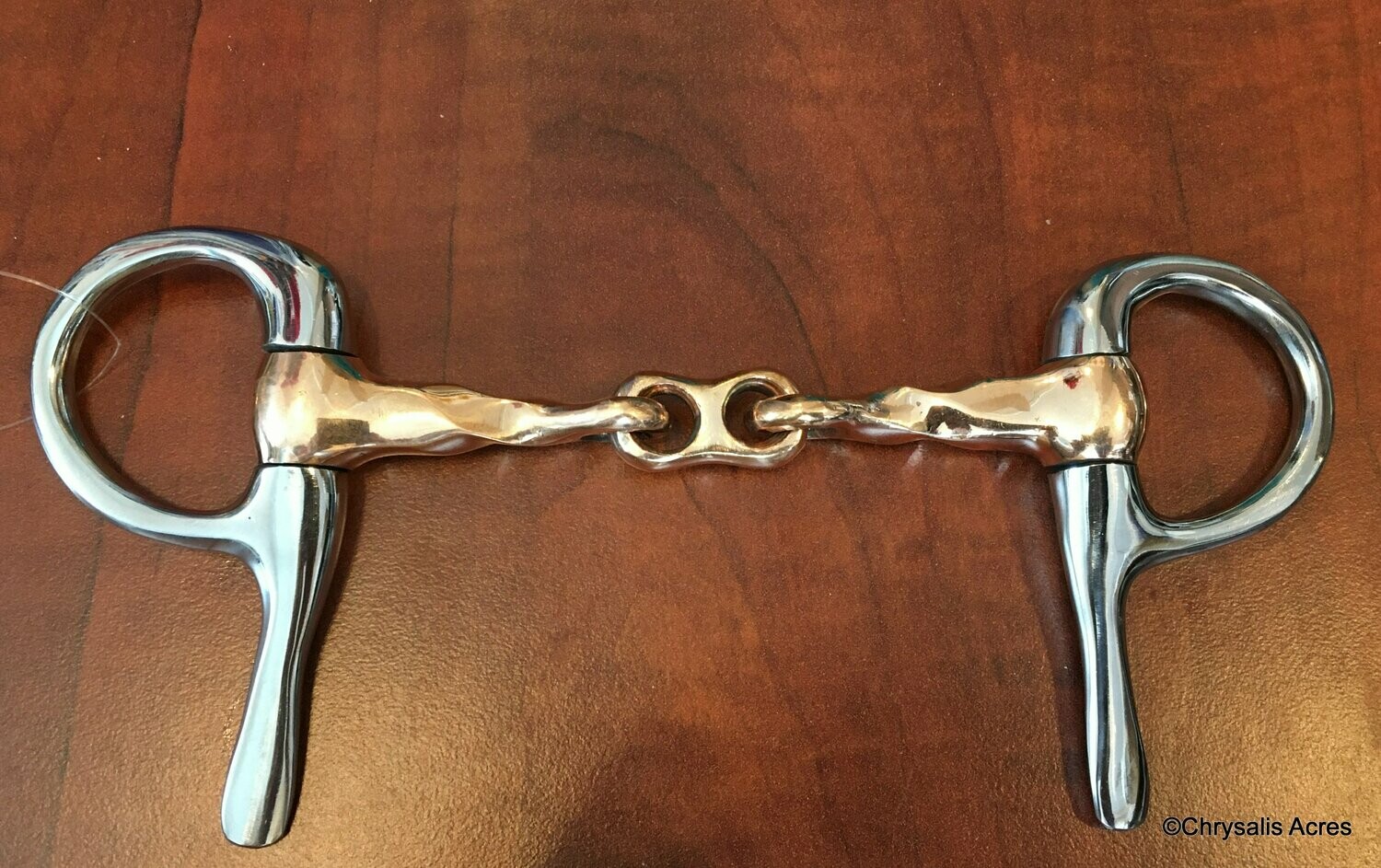 Half Cheek Bit - Copper Twist w/Link