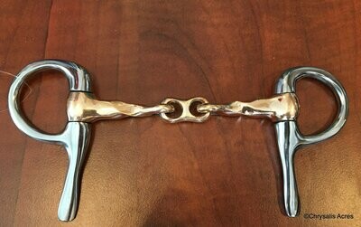 Half Cheek Bit - Copper Twist w/Link