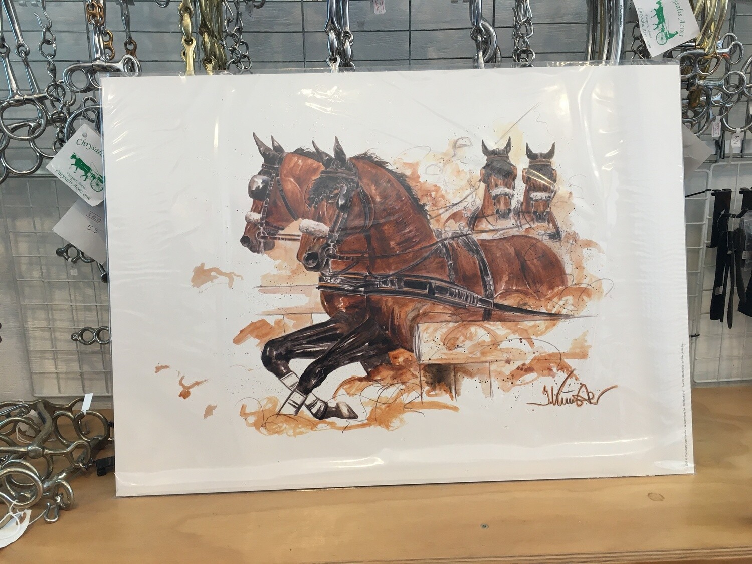 Driving Print - Small, Color: Bay Four "Goodwood"