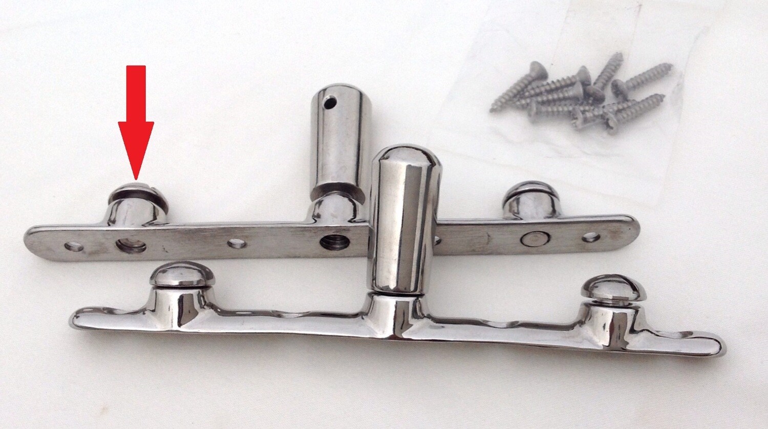 Tug Stop Top Screw, Metal: Stainless